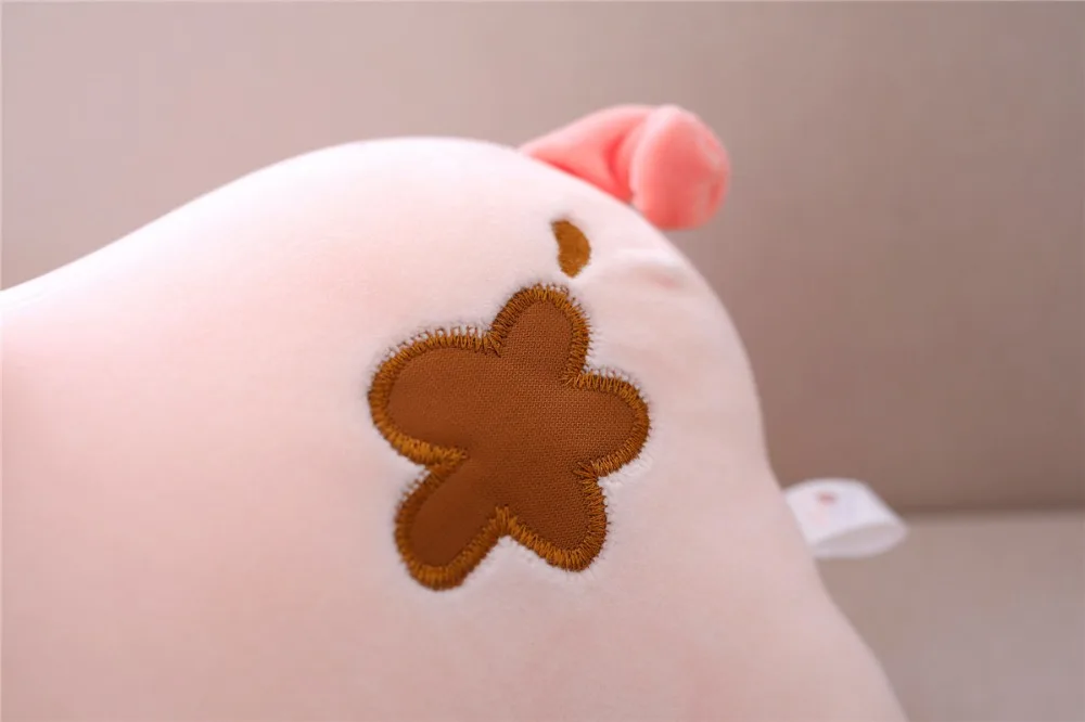 24 см 35 см Kawaii Свинья розовый синий поросенок мультфильм животных Детские спящие девочки куклы детские игрушки