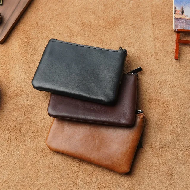 Cartera Monedero "Huellas De Perro Marrón
