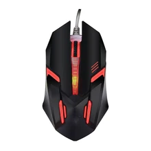 Игровая мышь, 3 кнопки, USB, проводная, светодиодный, кнопка дыхания, 3200 dpi, мыши для ноутбука, ПК, JR, предложения