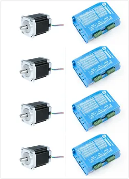 

ACT 4 AXIS stepper motor 34HS1450+Driver DM860H 450B CNC machine