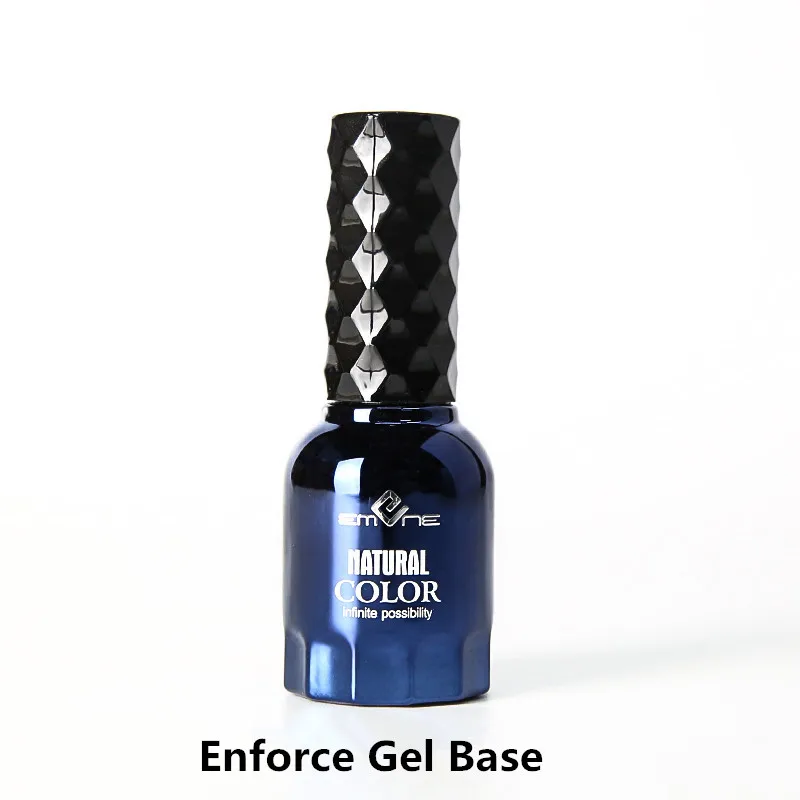 Enforce Gel Base EMENE 15 мл 9d кошачий глаз гель лак Хамелеон для использования с магнитом УФ гель лак праймер для ногтей гель резиновая основа пальто верхнее покрытие для маникюра ногтей - Цвет: Enforce Gel Base