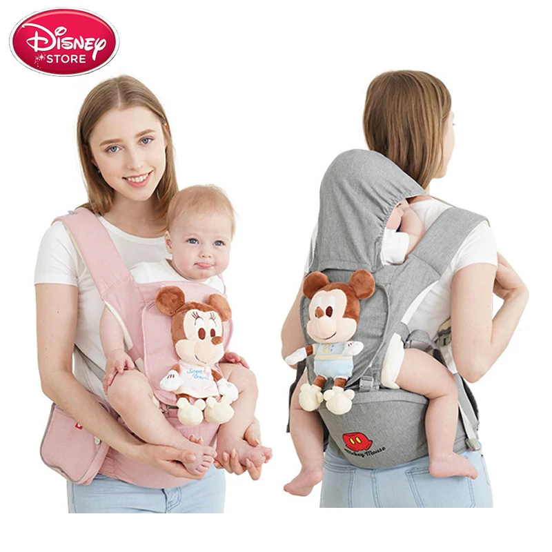 Disney Baby Carrier Infant Kid Baby Hipseat Sling Front Facing Kangaroo Baby Wrap Carrier for Baby Care Mummy Travel Bags