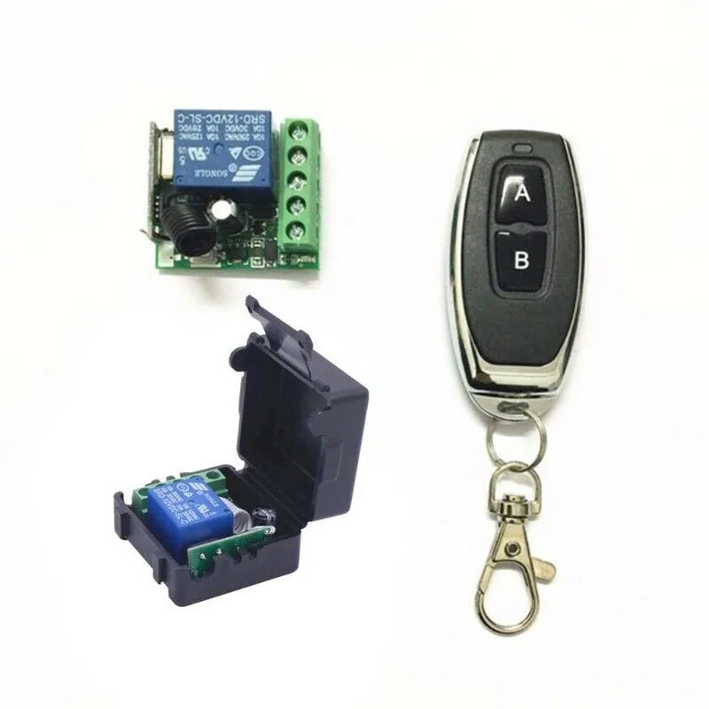 

DC 12V 1CH Relay Receiver RF Transmitter 433Mhz Wireless Remote Control Switch 433Mhz Wireless Remote Control Switch