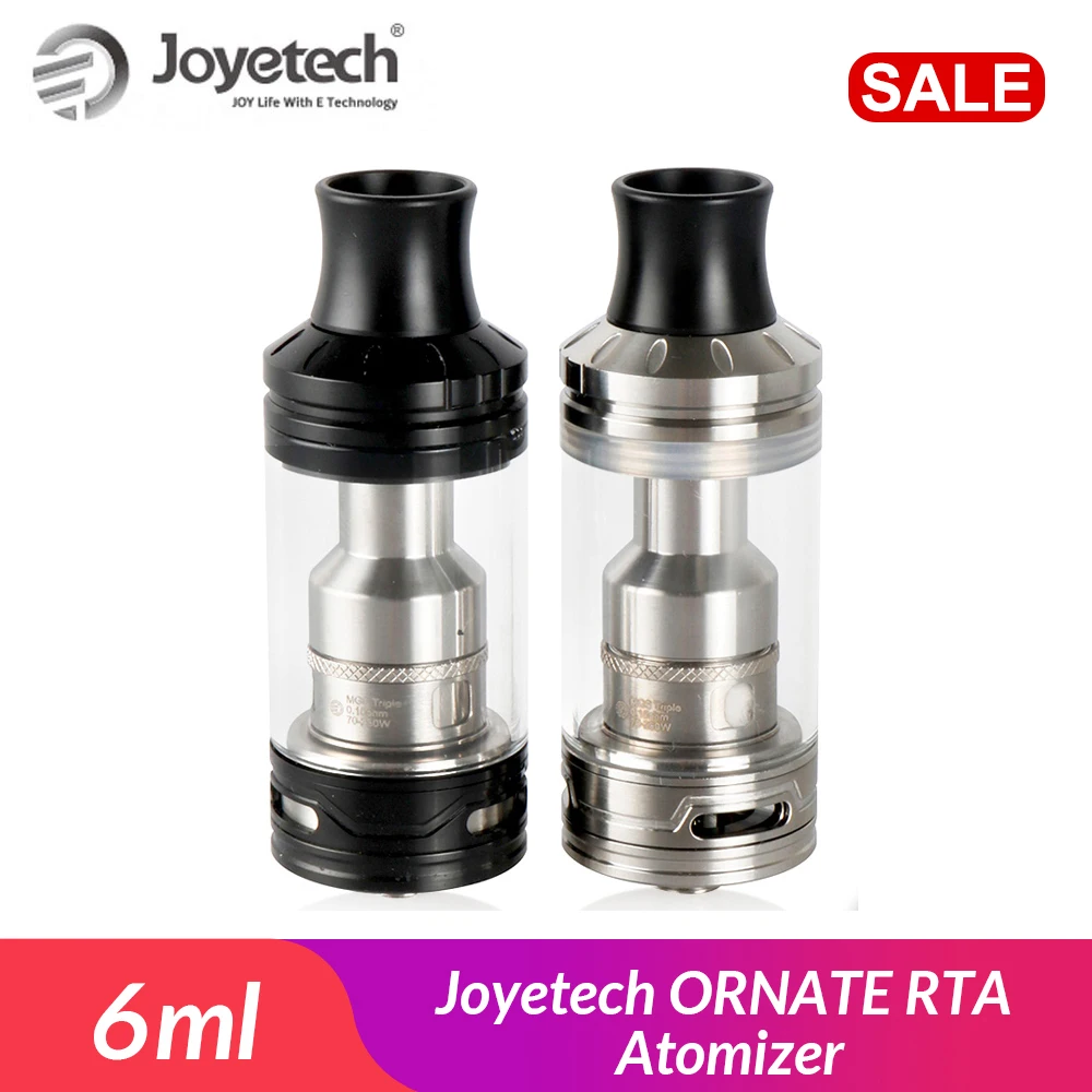 Оригинальный атомайзер Joyetech Ornate 6 мл MGS SS316L + Triple 0 15 Ом катушка головка Sub Ohm бак