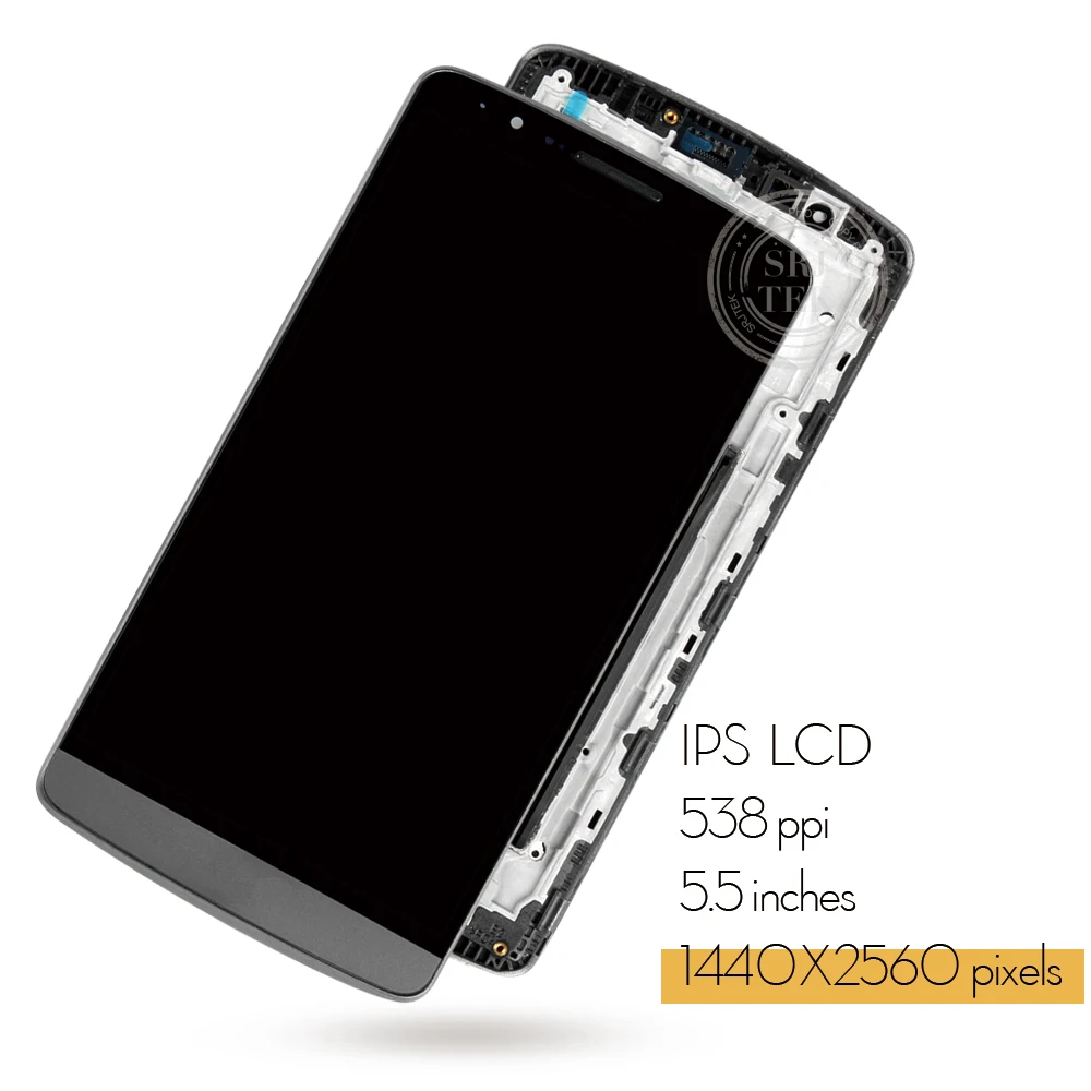 Оригинальный 5 &quotэкран для LG G3 LCD кодирующий преобразователь сенсорного экрана в