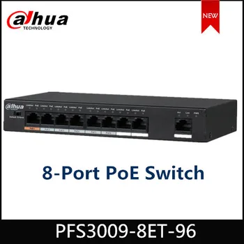 

Dahua PoE Switches PFS3009-8ET-96 8-Port Fast Ethernet PoE Switch Support PoE, PoE+, Hi-PoE for Security CCTV IP System