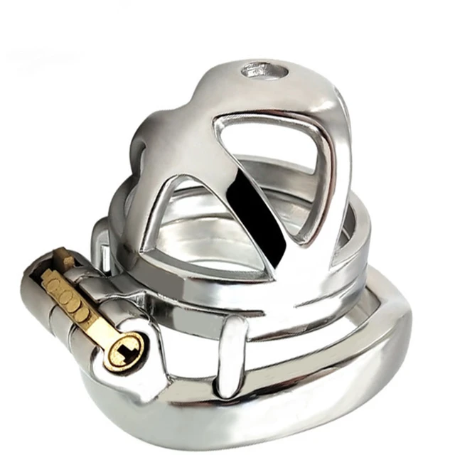 Metal Chastity Device Cage Chastity Curved Bird Lock Slave Cage