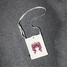 Маленькая женская холщовая сумка-мессенджер, большая многофункциональная маленькая сумка через плечо для благовоний, сумка на плечо, красная