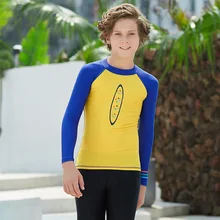 Стиль, Детский костюм для дайвинга, мужские купальные костюмы из двух предметов для больших мальчиков, солнцезащитные быстросохнущие купальные костюмы для подводного плавания для студентов