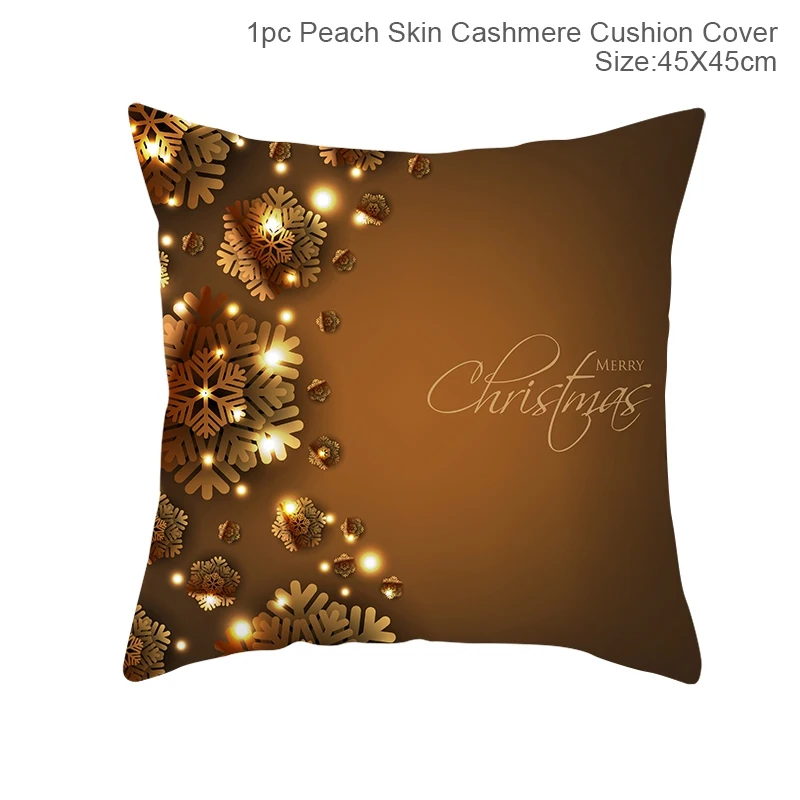 cushion cover 36 Merry Chistmas Рождественский Чехол на подушку украшения для дома Рождественские украшения подарки на год Рождество Navidad Neol - Цвет: cushion cover 36