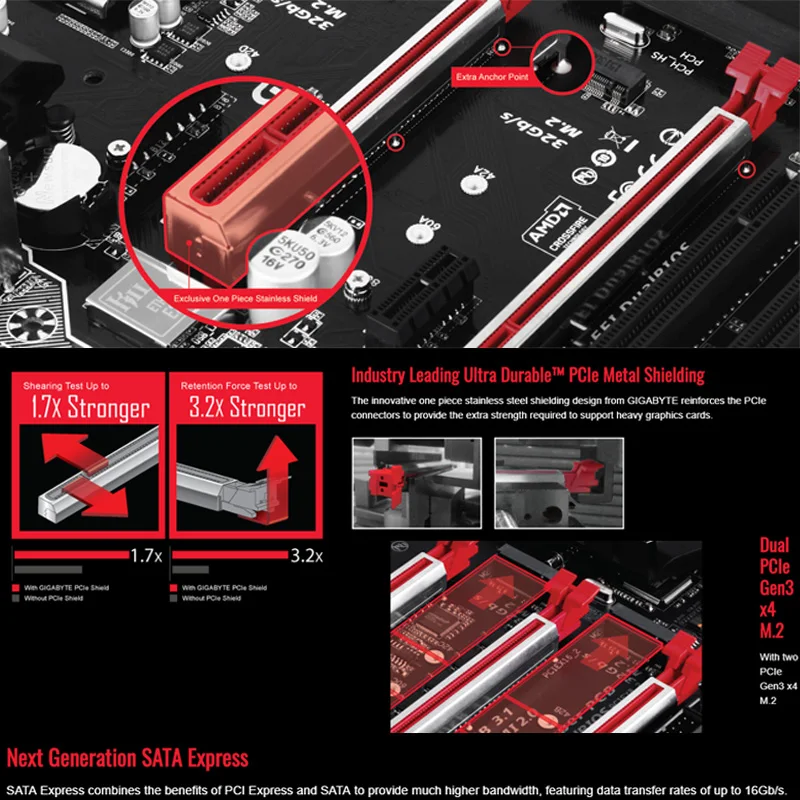 Gigabyte GA-H170-GAMING 3 LGA 115 материнская плата GA-H170 H170 Gaming 3 Socket DDR4 поддержка I7 6700K оригинальная системная плата