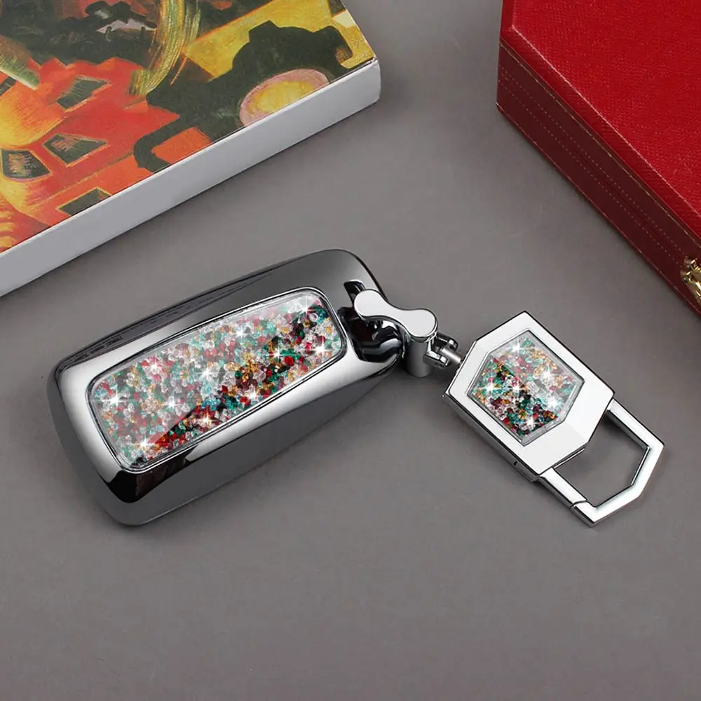 3 кнопочный ключ автомобиля крышка Стайлинг чехол Fob Shell для Audi A4 A4L Allroad B9 Q5 Q7 TT TTS 8S 4m чехол для ключей - Color Name: Option 7