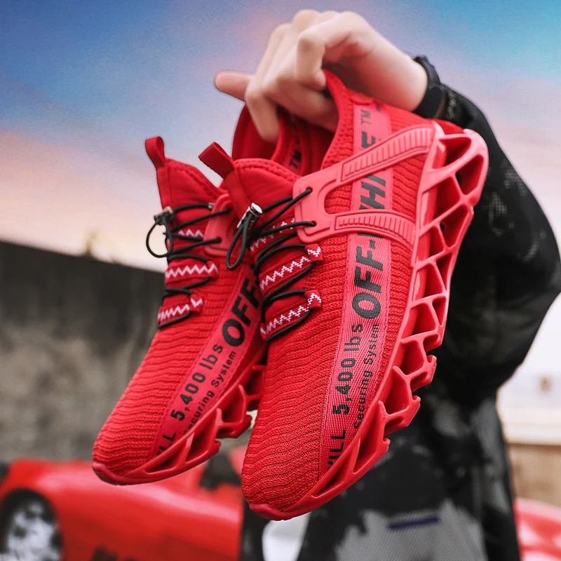 Mens Sneakers Outdoor Running Shoes for Men Spring Summer Training Walking Gym Shoes Anti Slip Cushion Sport Trainers Shoes Male