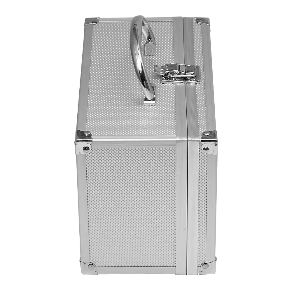 Ящик для инструментов из алюминиевого сплава, портативный защитный чехол для инструментов, чехол для дисплея, чехол для инструментов, чехол для инструментов 230x150x125 мм