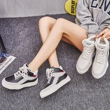 Женская обувь; теплые кроссовки на платформе; женские высокие модные новые хлопковые кроссовки; зимние ботинки; прогулочная обувь; I4-75