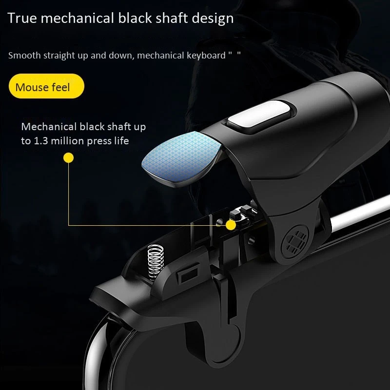  MOOL Phone Stand Gamepad Joystick Transformers Fast Trigger Shooter Controller for PUBG Mobile Gami