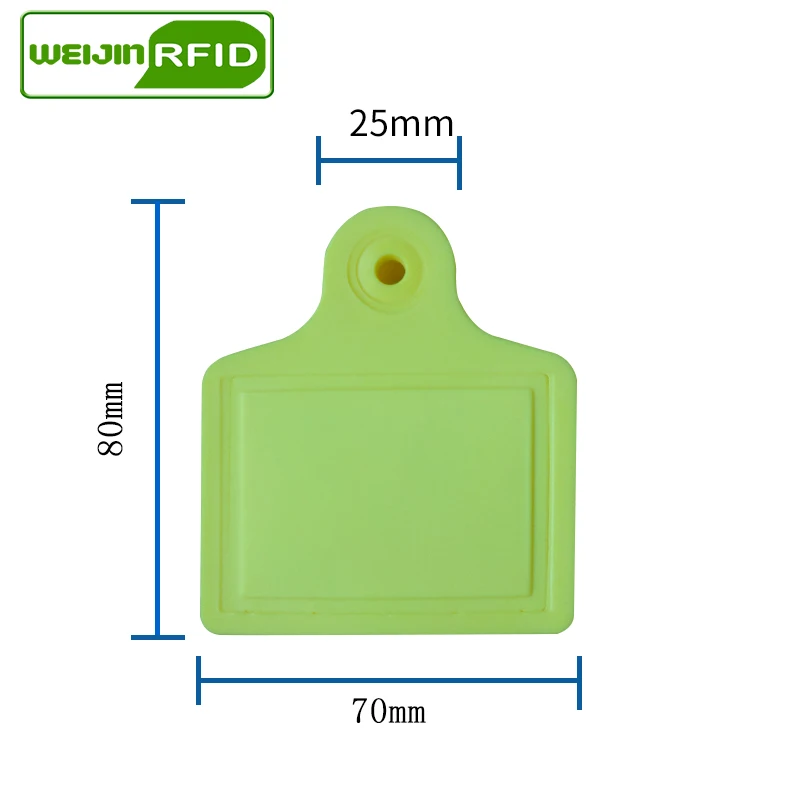 UHF rfid Метка отслеживание электронные ушные метки для животных EPC Gen2 ISO18000-6C 915m 868m 860 MHz-960 M Alien H3 rfid крупного рогатого скота быка уха бирка