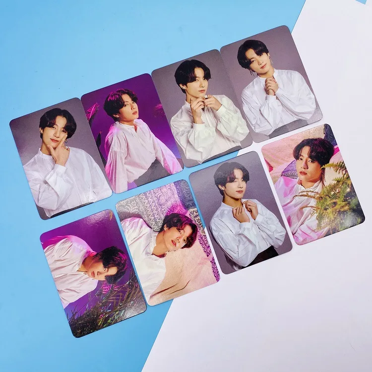 

8PCS/set KPOP toys Small Card JIMIN SUGA JUNGKOOK JIN JHOPE Concert FM Fifth Anniversary Photo lomo card toy gift