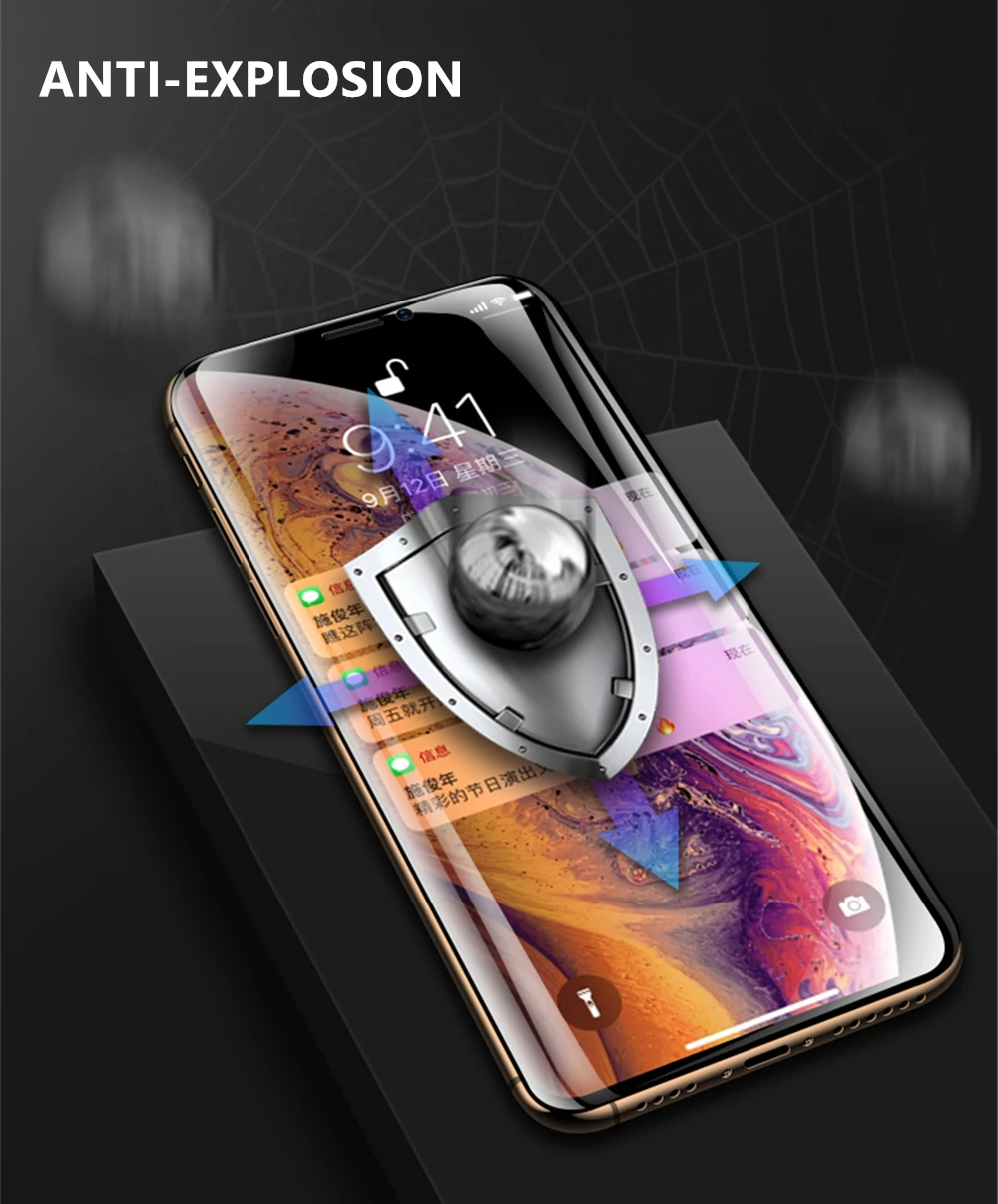 GUCOON Screen Protector for ASUS ZenFone 4 Max HD ZB500TL Full Cover Soft Hydrogel Film HD Protective Film