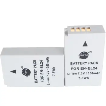 

DSTE 2PCS EN-EL24 Camera Battery for NIKON 1 J5 Camera