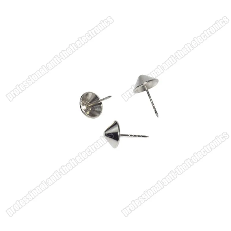 EAS security tag pin EAS safety nail grooved type 16mm/19mm tapered stainless steel 1000pcs/lot