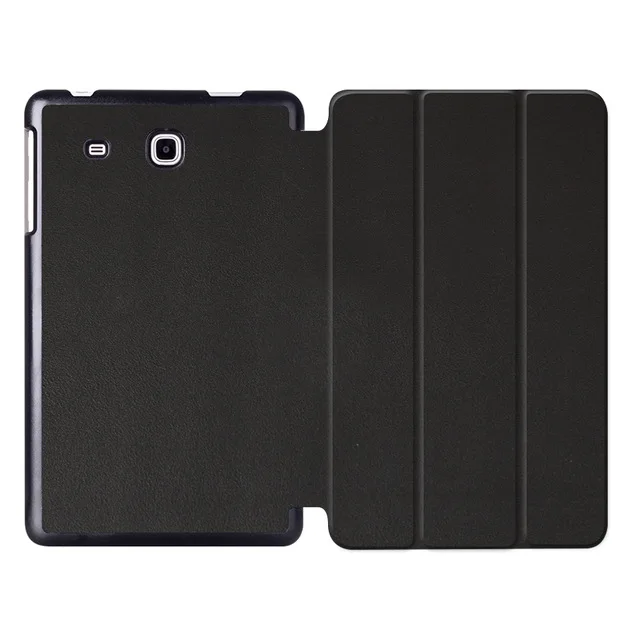 MTT Стенд pu кожаный чехол для samsung Galaxy Tab A6 7,0 sm-T280 sm-T285 7,0 дюймов планшет смарт-чехол - Цвет: Black
