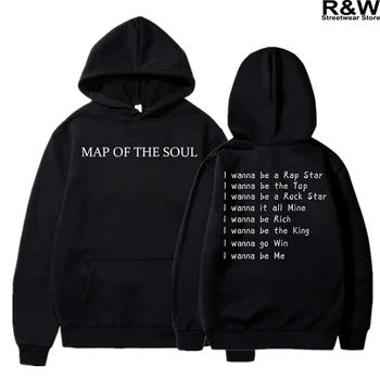 

Suga Hoodies Map of the Soul shadow hiphop rap Sweater shirt warm
