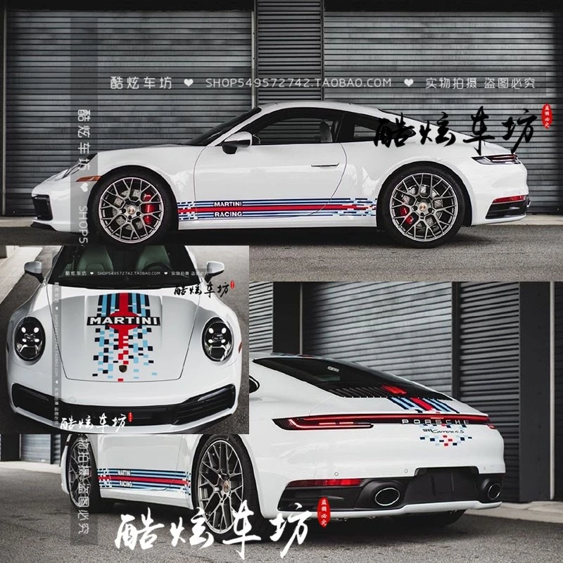 車のステッカーポルシェ992 718 911 918ボディフードカスタムファッションスポーツ装飾デカールアクセサリー 車のステッカー Aliexpress