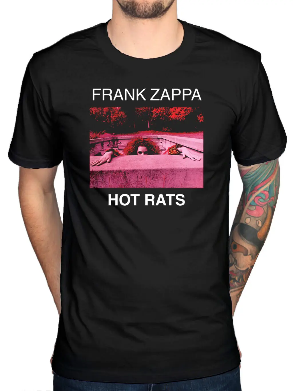 T-Shirt Ufficiale Frank Zappa Hot Rats Album Cover Jazz Rock Montana Freak Out Fashion T Shirt Brand