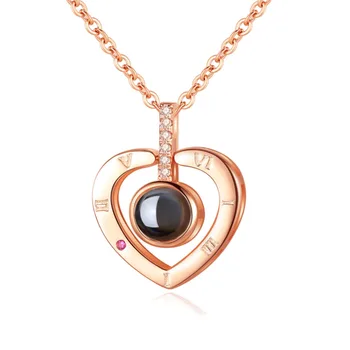 

Lan palace new 100 languages I LOVE YOU women Necklaces for Valentines-day gift jewelry free shipping