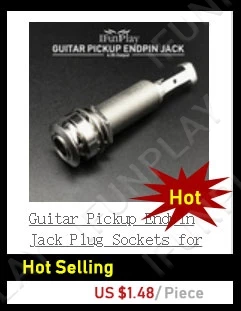 SUPVOX Ovale en Retrait Pickup Jack Plaque de Sortie Jackplate Jack Plug Socket pour pièces de Guitare électrique 