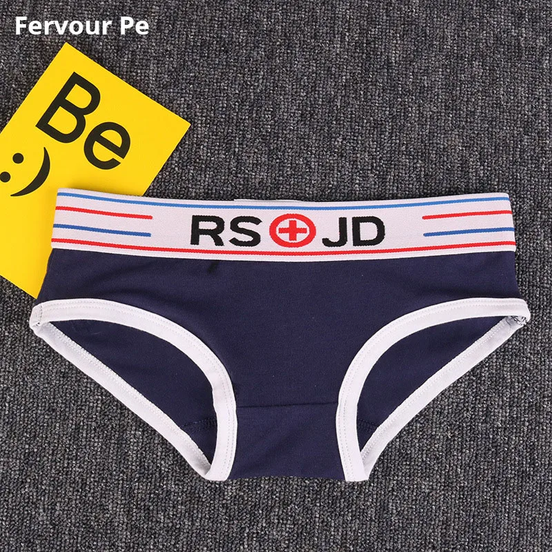

Fervour pe woman Cotton Underwear Stretch Women Panties neutral Briefs Pure color Sports Simplicity Style shorts A19038-2