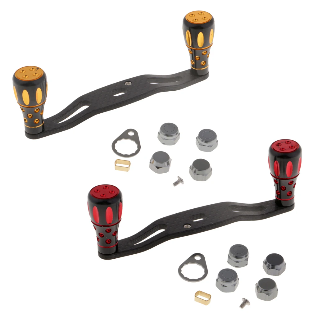 Replacement Carbon Fiber Fishing Reel Handle for Drum / Baitcasting Reels