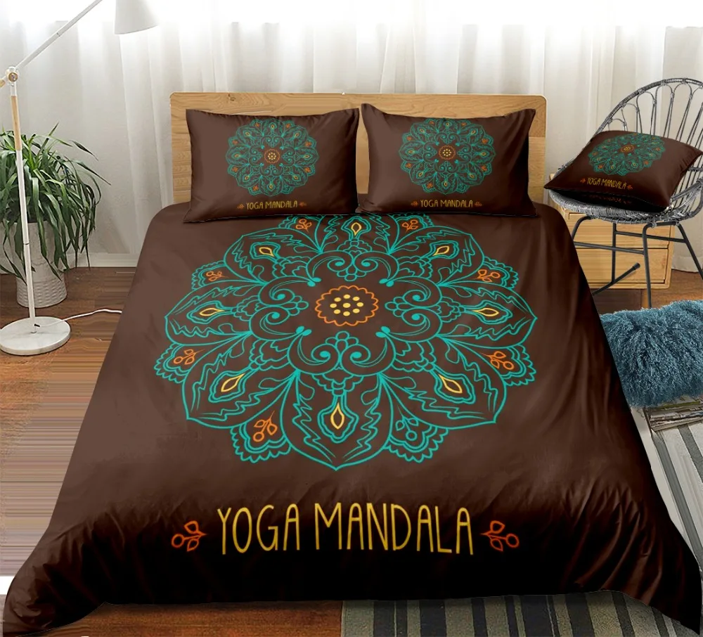 têxtil casa boho hippie roupas cama conjunto