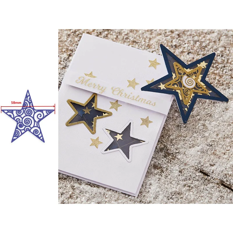 Популярные полые металлические Вырубные штампы альбом для скрапбукинга бумага