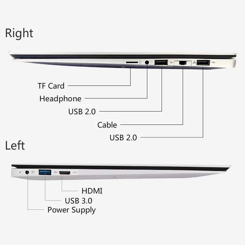 Ноутбук 15,6 дюймов J3455 Intel 8 ГБ ОЗУ 60 Гб 128 г 256 г 512 г 1024 г SSD портативный нетбук четырехъядерный бизнес офисный ноутбук компьютер