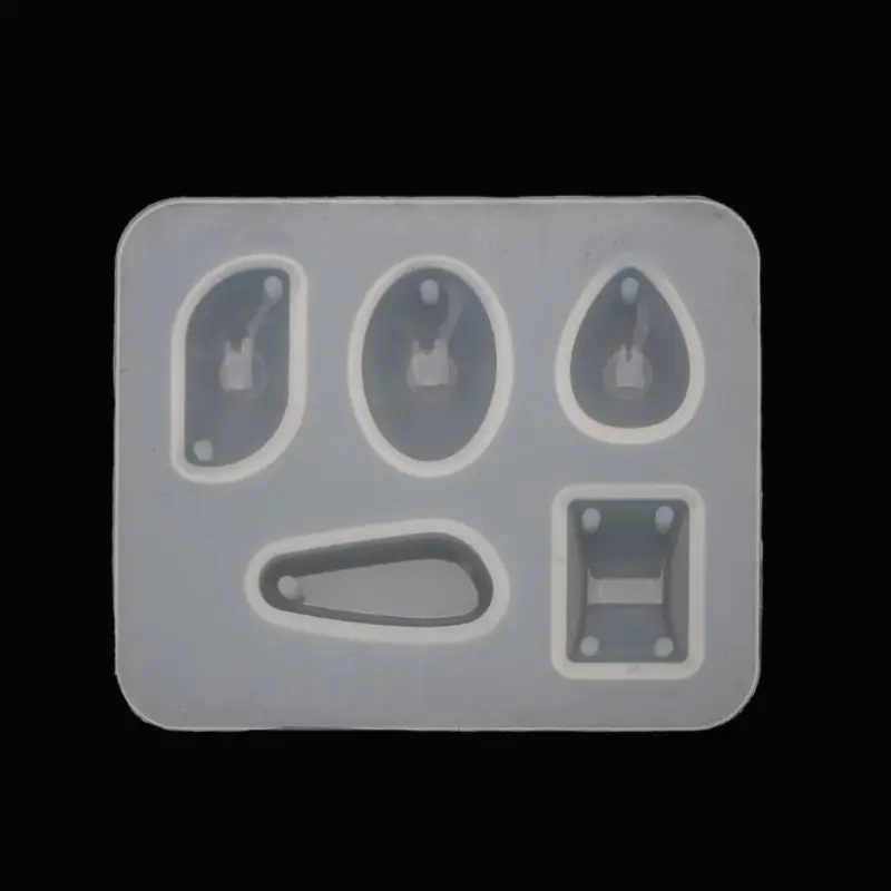 

Jewelry UV Epoxy Mold Squrare Teardrop Oval Irregular Shape Gemstone Pendant Resin Mold Jewelry Making accessories