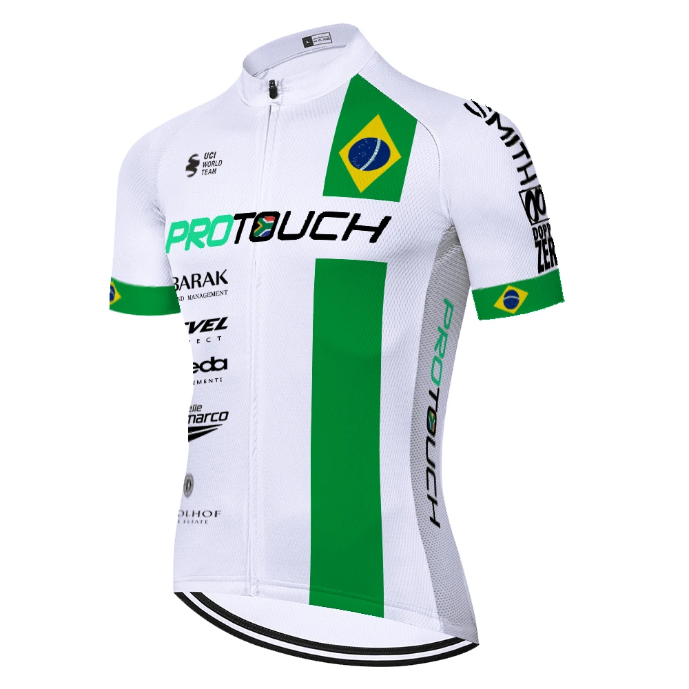 Brazil Jersey Spain Fietskleding Heren France Maillot Cyclisme Homme Protouch CYCLING Italy Ropa Ciclismo Hombre Verano Colombia | Спорт и
