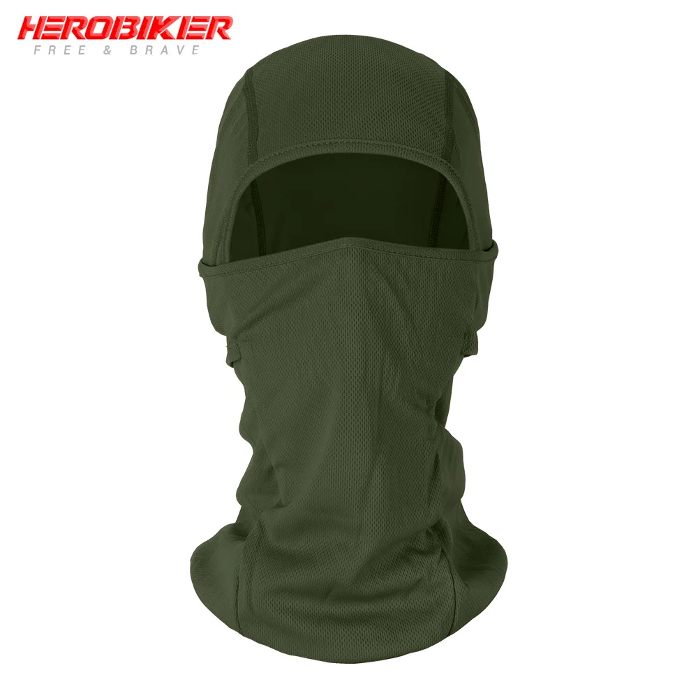 BE-11 HEROBIKER мотоциклетная Балаклава маска для лица мото теплая ветрозащитная дышащая страйкбольная Пейнтбольная велосипедная Лыжная маска для лица мужской солнцезащитный шлем - Цвет: BE-11