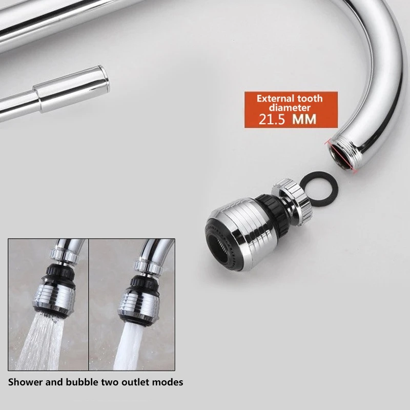 360 rotating tap nozzle filter water saving device