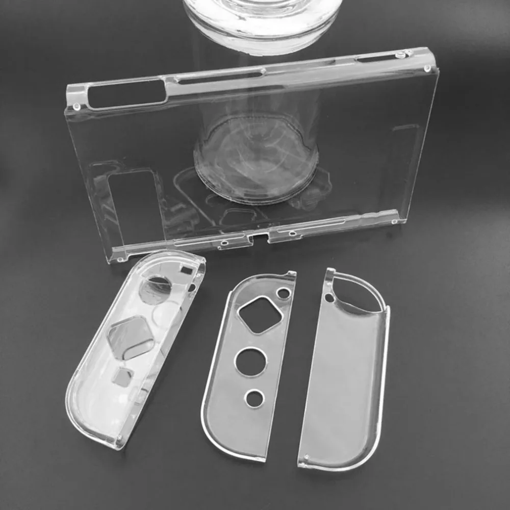 Жесткий прозрачный чехол для ПК для Nintendo Switch NS NX, чехлы, жесткий прозрачный чехол для задней крышки, оболочка для переключателя, ультра тонкая сумка