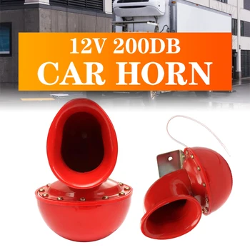 

12V Red Car and Motorcycle Modified Super Loud Cow Called Electric Horn