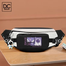 

DC.meilun Chest Bag Multifunction Anti-theft Crossbody Bags Male Waterproof Outdoor Travel Chest Pack USB Charge Sling Chest bag