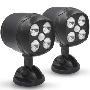 

Outdoor Sports Lights, Motion Sensor Projection Lights, Battery-Powered Weatherproof Wall Lights, Terrace Garden Garage Lights 8