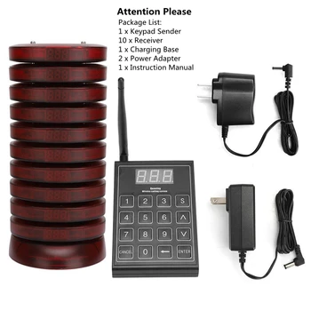 

Restaurant Pager Wireless Calling Pagers System for Waiter Guest Paging Queuing System Receiver for Cafe Shop Fast Food