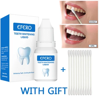 

EFERO Teeth Whitening Serum Remove Plaque Stains Brighten Tooth Whitening Oral Hygiene Clean Serum Bleaching Tool Whitening Gel
