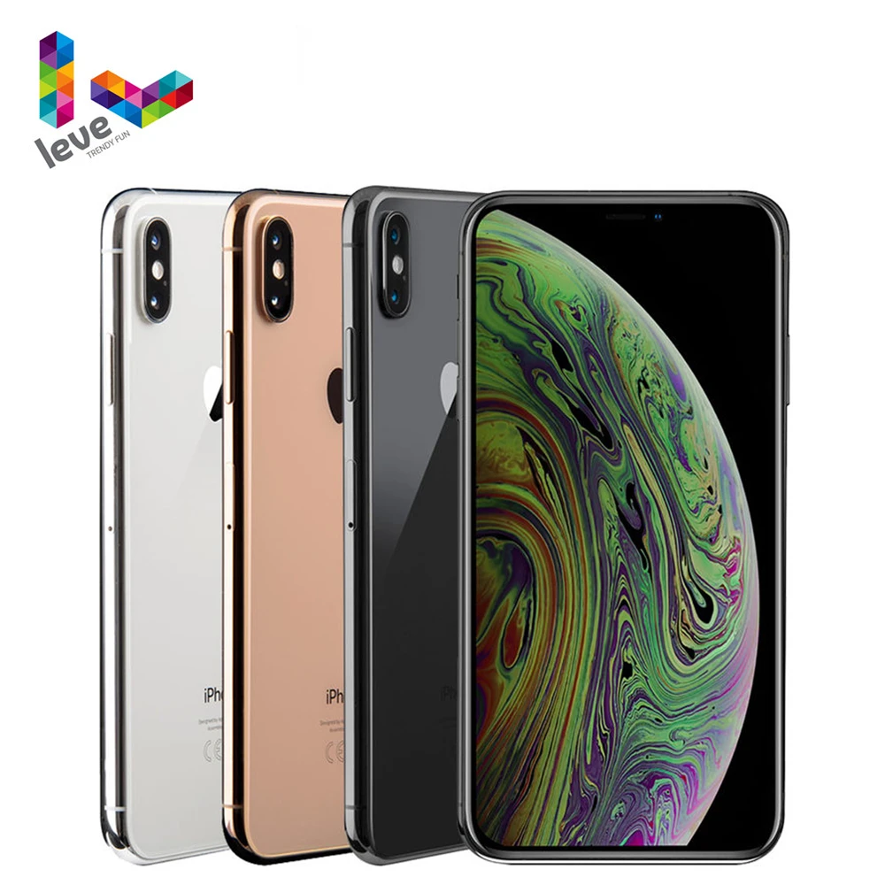 

Unlocked Apple iPhone XS Mobile Phone 5.8inch A12 Bionic 4GB RAM 64GB/256GB ROM Hexa Core 12MP NFC 4G LTE Original iOS Cellphone