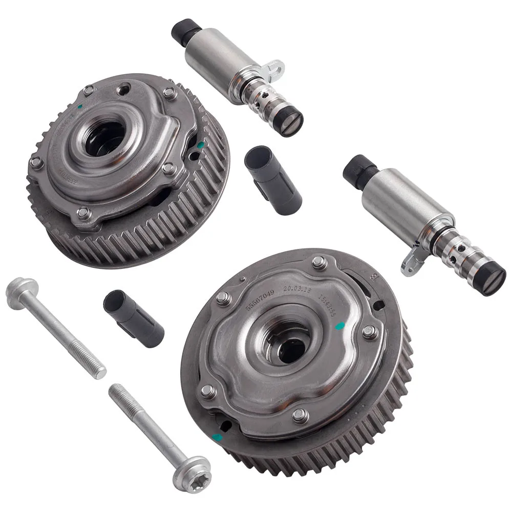2xCamshaftAdjusterGearSprocketSolenoidKitforVauxhallA16XER
