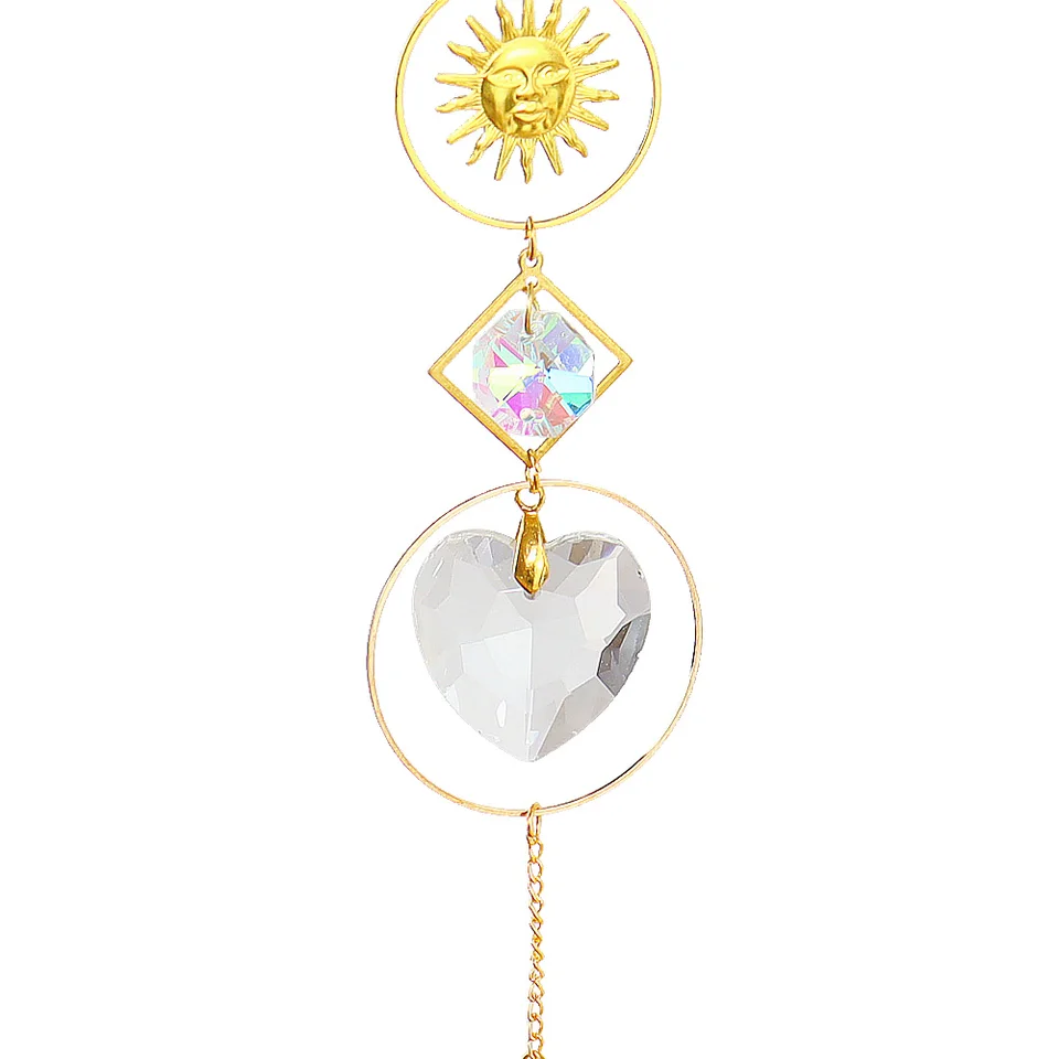 K9 Crystal Wind Chime Sun Catcher Pendant