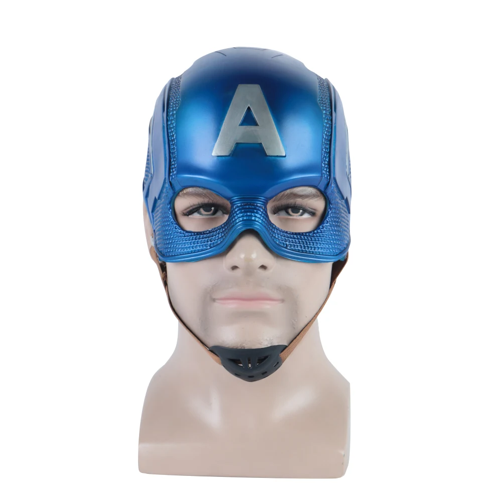 

Captain America 3 Civil War Captain America Helmet Soft PVC Cosplay Steven Rogers Superhero Latex Mask Halloween Party Prop